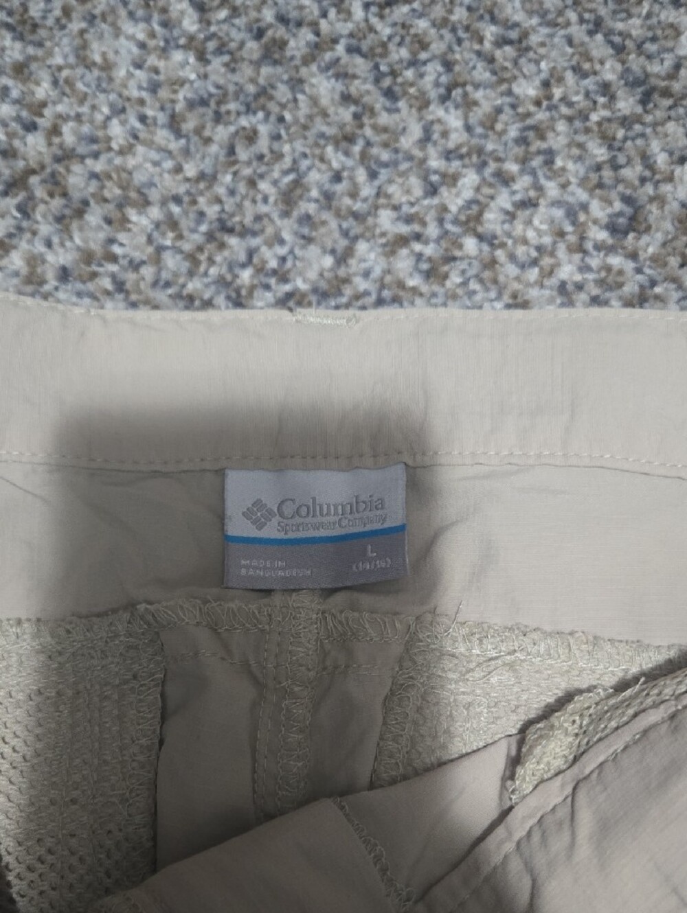 Columbia Women's Beige Convertible Cargo Pants - Picture 2 of 6